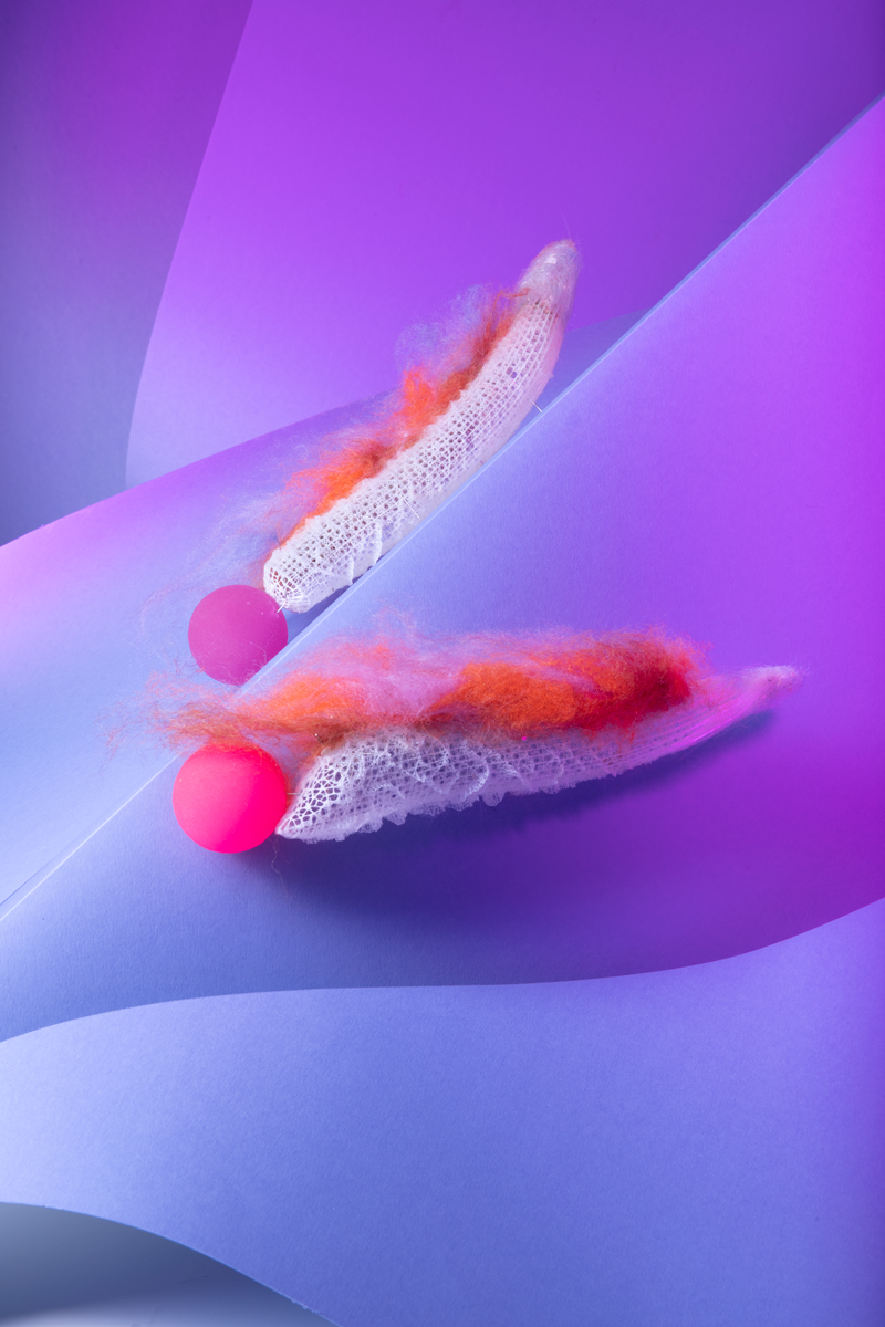 Purple Paper, Pink and Purple Fiber, Rubber, and Silica slugs © 2022